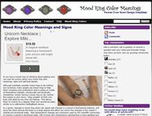 Tablet Screenshot of moodringcolormeanings.com